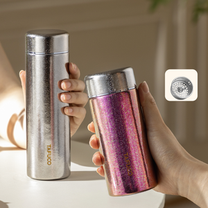 Copo de Café/Água Slim de Titânio Puro para Viagem com Tampa à Prova de Vazamentos, Isolamento Térmico de 12 Horas, Ecológico, para Bebidas Quentes/Frias - Product Image 2