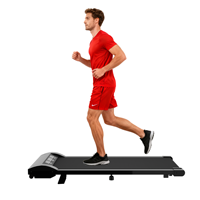 Lenboo CE Homehub Tapis de course électrique Petit tapis de marche de fitness avec inclinaison pour un usage domestique sans test de fréquence cardiaque