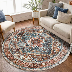 Tappeto Boho Tufted a Pelo Corto Antiscivolo Lavabile in Lavatrice Eco-Friendly 100% Poliestere Morbido per <span class=keywords><strong>Soggiorno</strong></span>, Cameretta, Sala da Pranzo - Product Image 5