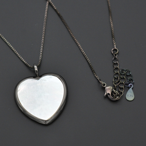 ¡Oferta! conjunto de joyas de moda para mujer, pendientes de concha y collar de corazón - Product Image 2