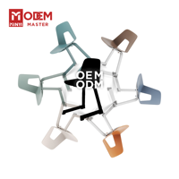 Chaises d'école empilables en plastique MINYI BLITZ, design moderne et intelligent pour les universités