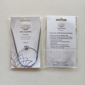Lotus Yarns Lisse Premium En Acier Inoxydable Circulaire Aiguille À Tricoter 40cm 16 "2.00mm ~ 6.00mm Outils <span class=keywords><strong>pour</strong></span> <span class=keywords><strong>Manches</strong></span> Poignets Bébé Vêtements - Product Image 6
