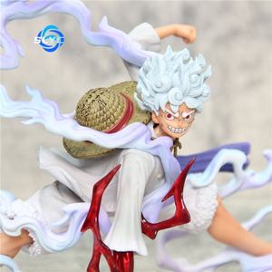 Nuova Statuetta Anime di Luffy Gear 5 con Capelli Bianchi, 20cm, Collezione Decorativa One Piece - Product Image 3