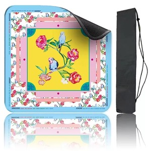 Tapis de Mahjong Portable en Rouleau avec Logo Imprimé, Vente en Gros, Surface Imperméable pour Voyage, <span class=keywords><strong>Camping</strong></span>, Fête en Plein Air - Product Image 1