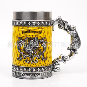Jarra de Cerveza de Acero Inoxidable Ravenclaw con Asa con Relieve de Águila, Taza de Regalo para Fiestas, Aislamiento Térmico - Product Image 4