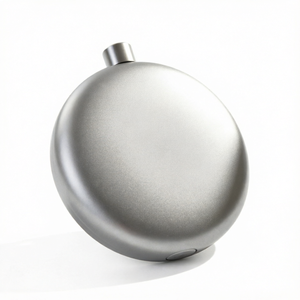 Mini gourde en titane pur, motif fleur de glace, portable, hermétique, pour le camping en plein air, équipement de randonnée - Product Image 2