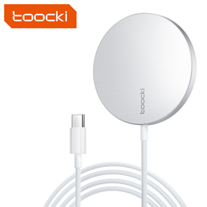 Cargador de teléfono Toocki cargador inalámbrico personalizado portátil 15W cargador inalámbrico magnético para teléfono iPhone - Product Image 1