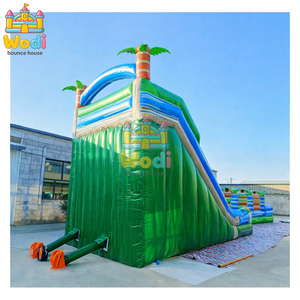 Toboggan gonflable personnalisé pour <span class=keywords><strong>piscine</strong></span>, bâche PVC 0,55 mm conforme EN14960, garantie 3 ans, taille et couleur personnalisables pour jardin - Product Image 4