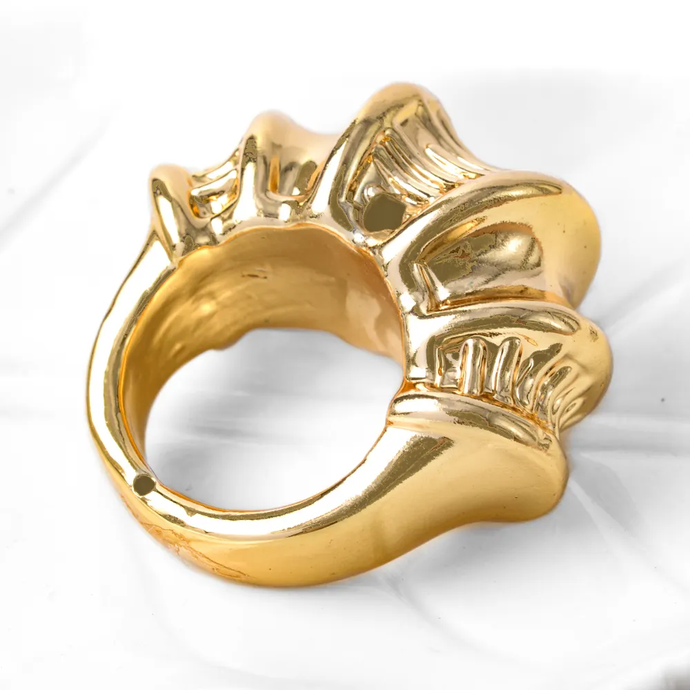 Anello gioielli per donna anello nuziale per anelli di fidanzamento per feste forma rame di alta qualità 2021 nuovo Design geometrico alla moda borsa Opp
