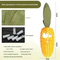 KINYU Nouveau Bâton de dentition écologique TPR froissé pour chien Jouet à mâcher Saveur de poulet 230g Usine Exportation Vente en gros