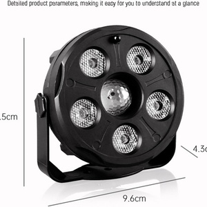 6 <b>LEDs</b> Mini Flat Par <b>Light</b> - Product Image 4