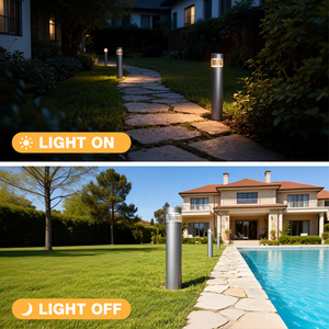Lampada da <span class=keywords><strong>Giardino</strong></span> LED Moderna di Alta Qualità IP65 Impermeabile per Villa, Parco, Cortile, Alta Visibilità - Product Image 2