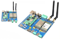 Carte de développement Mcuzone Raspberry Pi CM4_LoRa-4G avec module sans fil LoRa double et système d'exploitation Linux 4G LTE double, système de démarrage SSD