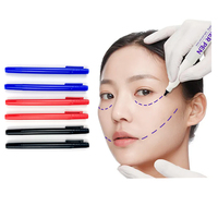 Ensemble de marqueurs pour la peau de tatouage stériles, non toxiques et imperméables, stylo marqueur chirurgical pour les hôpitaux, marqueurs artistiques