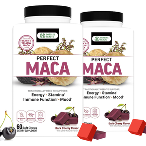 Gomitas de Maca Personalizadas Premium OEM/ODM con Fórmula Ultimate Maca Plus, Producción Directa para un <span class=keywords><strong>Bienestar</strong></span> Mejorado - Product Image 1