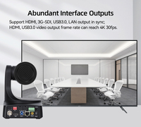 Caméra PTZ 4K 30fps avec zoom optique 20x et suivi IA, système de vidéoconférence USB 3.0 pour salle de réunion, vente en gros fabricant