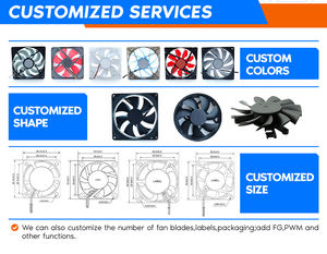 Aidecoolr 12V Ventilador Centrífugo BF5025 50mm Multi-Função Mini Ventilador para Bidé Purificador De Ar Impressora 3D com Lâmina De Plástico - Product Image 4