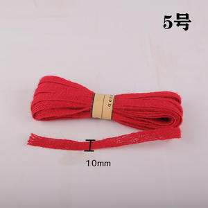 4mm×10m 工場卸売 カスタムジュートウェビング 各種カラー 麻ギフトリボン 猫タワー ホームデコレーション用 - Product Image 4