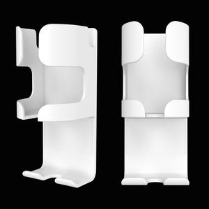 Soporte para cepillo de dientes eléctrico Alyson, base de plástico montada en la pared, diseño simple, no requiere perforación - Product Image 1