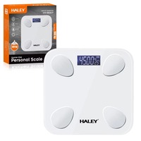 HALEY, fabricant leader, balance de salle de bain numérique personnalisée, capacité de 180 kg, en verre trempé, pour les importateurs mondiaux