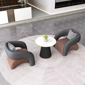 Sillas de Recepción para Negocios, Sofá<span class=keywords><strong>s</strong></span> para Salas de Espera en Hoteles y Oficinas, Sofá<span class=keywords><strong>s</strong></span> de Negociación, Mesas y Sillas en el Área de Recepción - Product Image 5