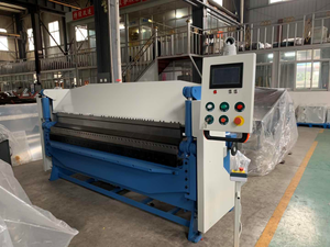 Machine à cintrer les tôles semi-automatique, acier au carbone, fonctionnement électrique motorisé, niveau de sécurité élevé, protection bleue et jaune - Product Image 5