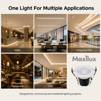 Spot LED encastré COB réglable IP65 de 58-75 mm pour hall de villa, éclairage de plafond encastré MDL0605A