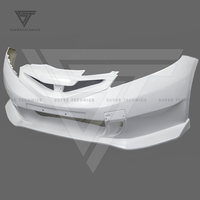 Pare-chocs avant en fibre de verre de style Js Racing pour Honda Fit Jazz 2009-2013