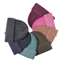 Bonnet tricoté unisexe en polyester/coton, chaud et tendance, couleur unie, idéal pour le ski et les activités de plein air en automne/hiver, pour hommes et femmes en voyage