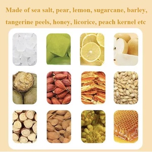 Cubes de <span class=keywords><strong>sucre</strong></span> au sel marin, <span class=keywords><strong>orge</strong></span>, citron, menthe, agrumes, réglisse, poire douce, miel, mélange rafraîchissant |   Thé aromatisé pour nourrir la gorge |   Pour les fumeurs - Product Image 6