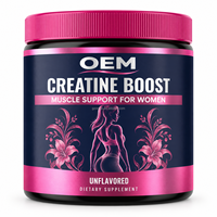 Créatine en poudre pour femmes, marque privée OEM, complément alimentaire pour la nutrition sportive
