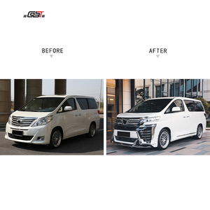 Kit de Carrocería GBT Popular para Toyota Alphard Anh20, Conversión de 2008-2014 a Estilo Vellfire 2018, Incluye Faros Delanteros, Parachoques y Rejilla - Product Image 3