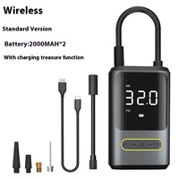Mini Pompe à Air Électrique Portable pour Vélo et Voiture, Gonfleur de Pneus sans Fil Rechargeable à Main
