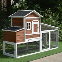 Poulailler couveuse Cage ferme nid poulaillers vente en gros ferme en bois grande Cage à poulet Pet House nid Box Roost