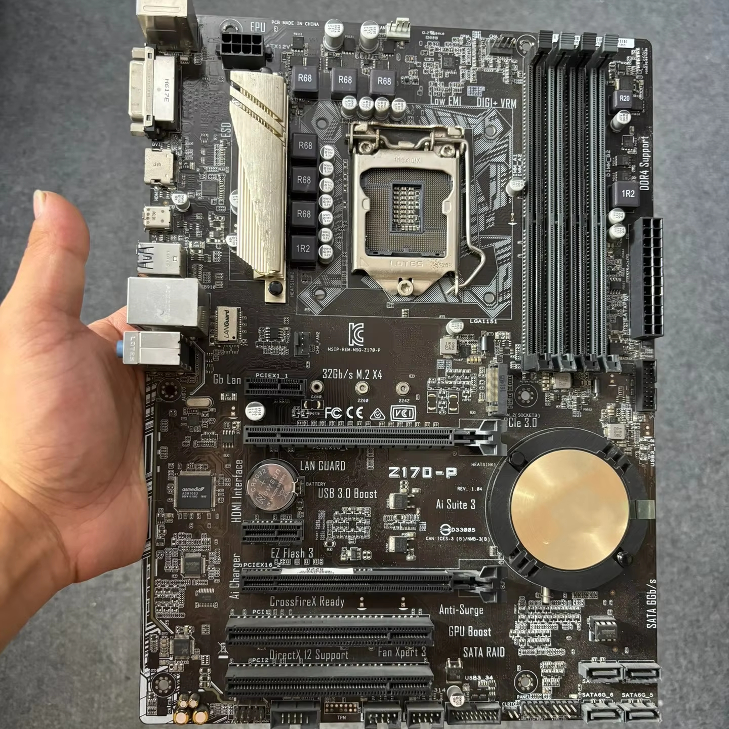 Compre z170 moderno para una informática potente