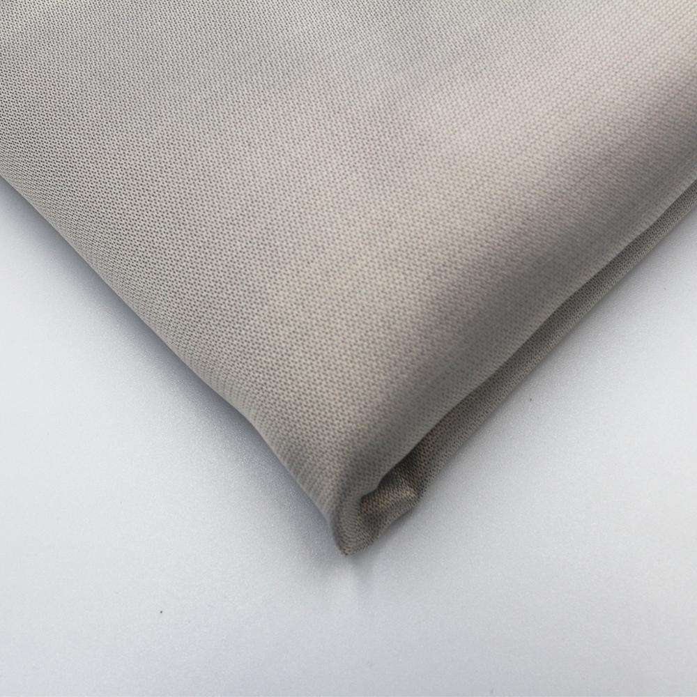Radiation Protection Shield Ivory White Silver Fiber Fabric