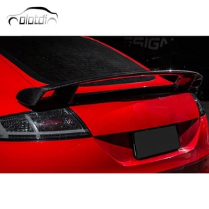 TTRS Style Carbon Fiber <b>Boot</b> Lip Rear Trunk Wing High Kick Spoiler Ducktail for Audi TT TTS MK2 2008-2014 - Product Image 4