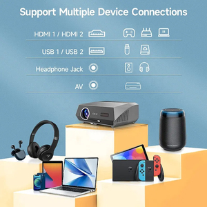 Chuyên nghiệp rạp chiếu phim tại nhà Full HD proyector 1080P LED 14300 lumens 3D Máy Chiếu kỹ thuật số LED Máy chiếu Video - Product Image 5