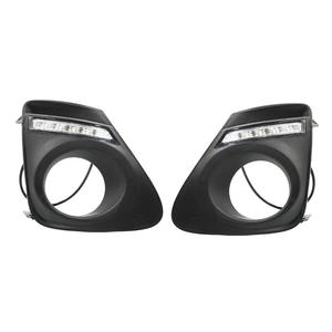ไฟเดย์ไลท์ LED DRL 12v สำหรับรถยนต์โตโยต้า โคโรลล่า อัลติส ปี 2011-2013 พร้อมฝาครอบไฟตัดหมอก สายไฟ สวิตช์ และรีเลย์ - Product Image 5