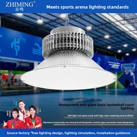 Éclairage sans ombre pour terrain de basketball intérieur et salle de tennis de table avec matériau PC pour 220V 100 Lumens - Modèle S1