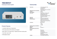 Système d'endoscopie HD complet IKEDA 9001E-T pour interventions urologiques, tête de caméra USB et HDMI en métal, source d'alimentation électrique
