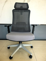 Chaise de bureau ergonomique en maille 2025, chaise pivotante en maille avec nouveau soutien lombaire