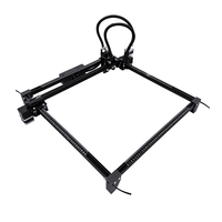 Eficiente DIY 10W máquina de tallado láser CNC grabador láser cortador 400*400MM Metal madera cuero joyería AI impresora de corte