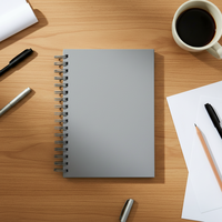 Carnet de notes personnalisé avec impression promotionnelle, spirale, logo personnalisé, journal mensuel et annuel, 100 pages