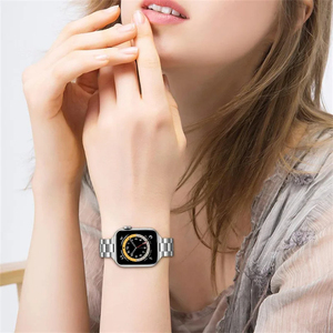 Bracelet fin pour <span class=keywords><strong>Apple</strong></span> <span class=keywords><strong>Watch</strong></span> Band <span class=keywords><strong>45mm</strong></span> 41mm 44mm 40mm 42mm 38mm 49mm Bracelet métallique en <span class=keywords><strong>acier</strong></span> <span class=keywords><strong>inoxydable</strong></span> Iwatch Series 8 <span class=keywords><strong>7</strong></span> 6 SE 3 Ultra - Product Image 5