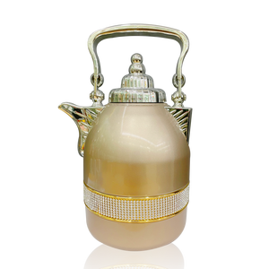 Fiole à vide isolée de grande capacité de luxe or rose verre arabe café <span class=keywords><strong>Thermos</strong></span> personnalisable Logo Design cadeaux d'affaires eau - Product Image 3