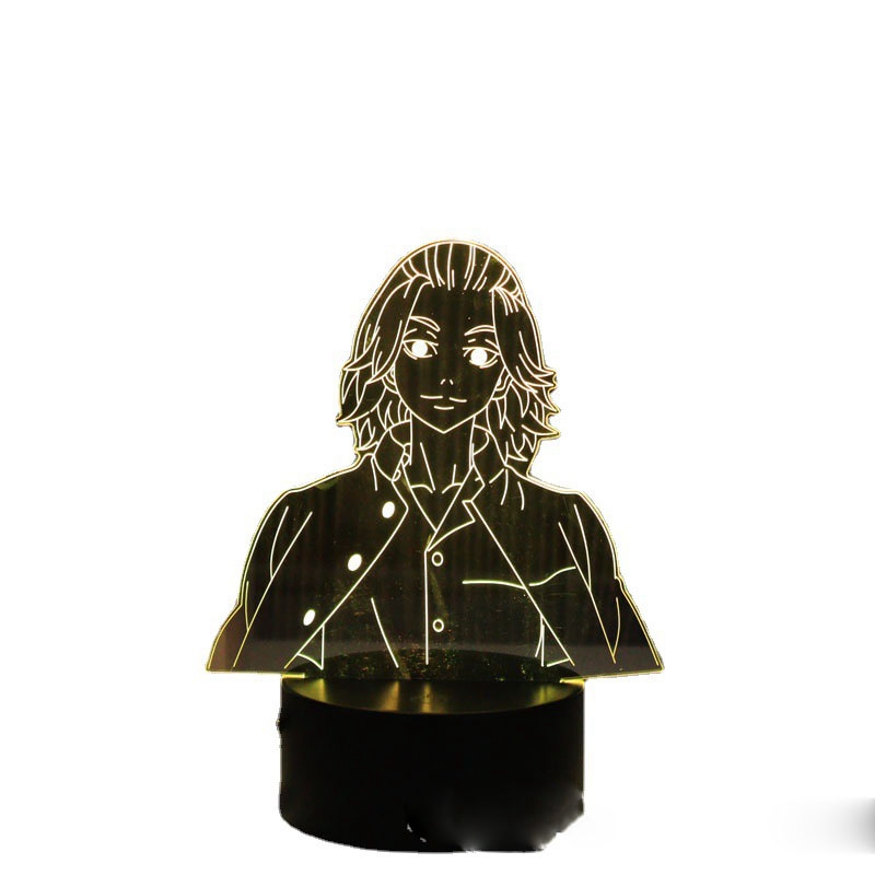 Креативный подарок Токийский Мстители акриловый анимационный светодиодный светильник сенсорный пульт дистанционного управления 3D ночник