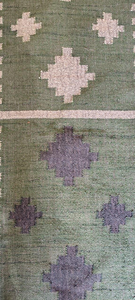 Southwestern Handmade Wool Geometric Area <b>Rug</b> <b>Tribal</b> Boho Rustic Carpet Farmhouse Floor Decor for Living Room Bedroom and Home - Product Image 6