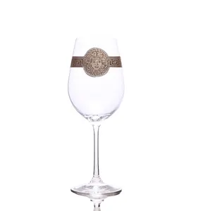 Grosir kacamata anggur antik warna Unik Mewah kualitas tinggi sesuai pesanan kaca anggur merah kustom kaca anggur