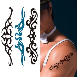 3D sexy Gesicht Tattoo Aufkleber permanente Delphin Skorpion Aufkleber Tattoo Aufkleber